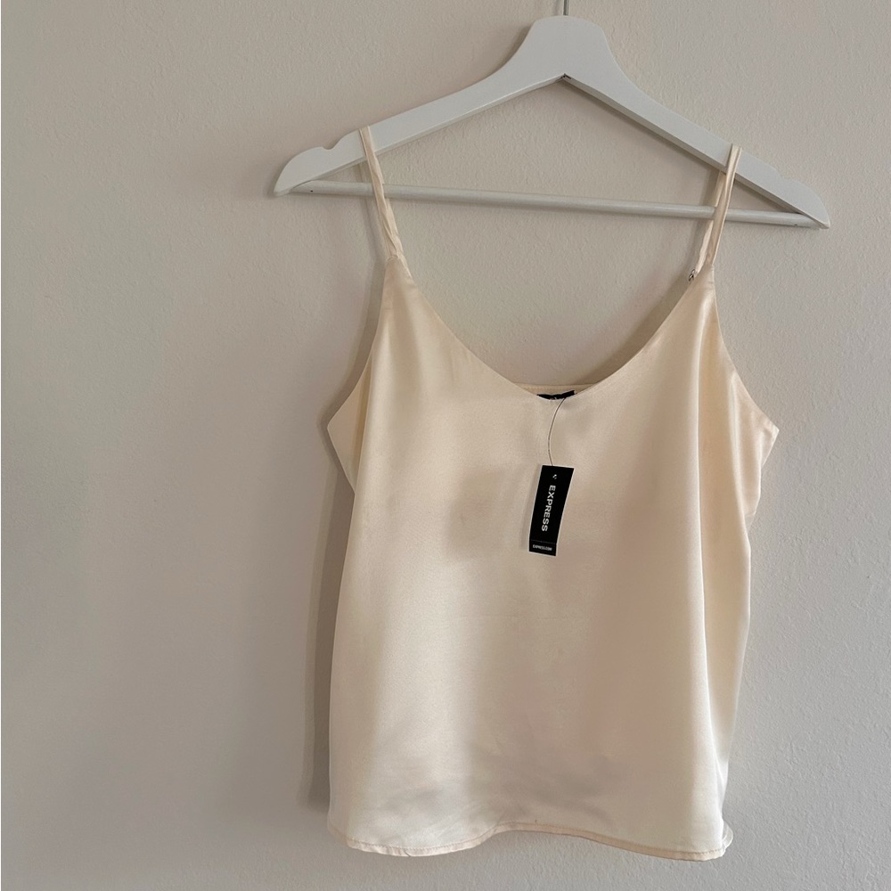 NWT express satin-like tank top